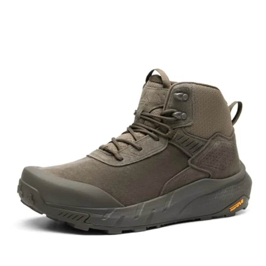 NORTIV 8 Waterproof Leather Military Tactical Work Boots For Men