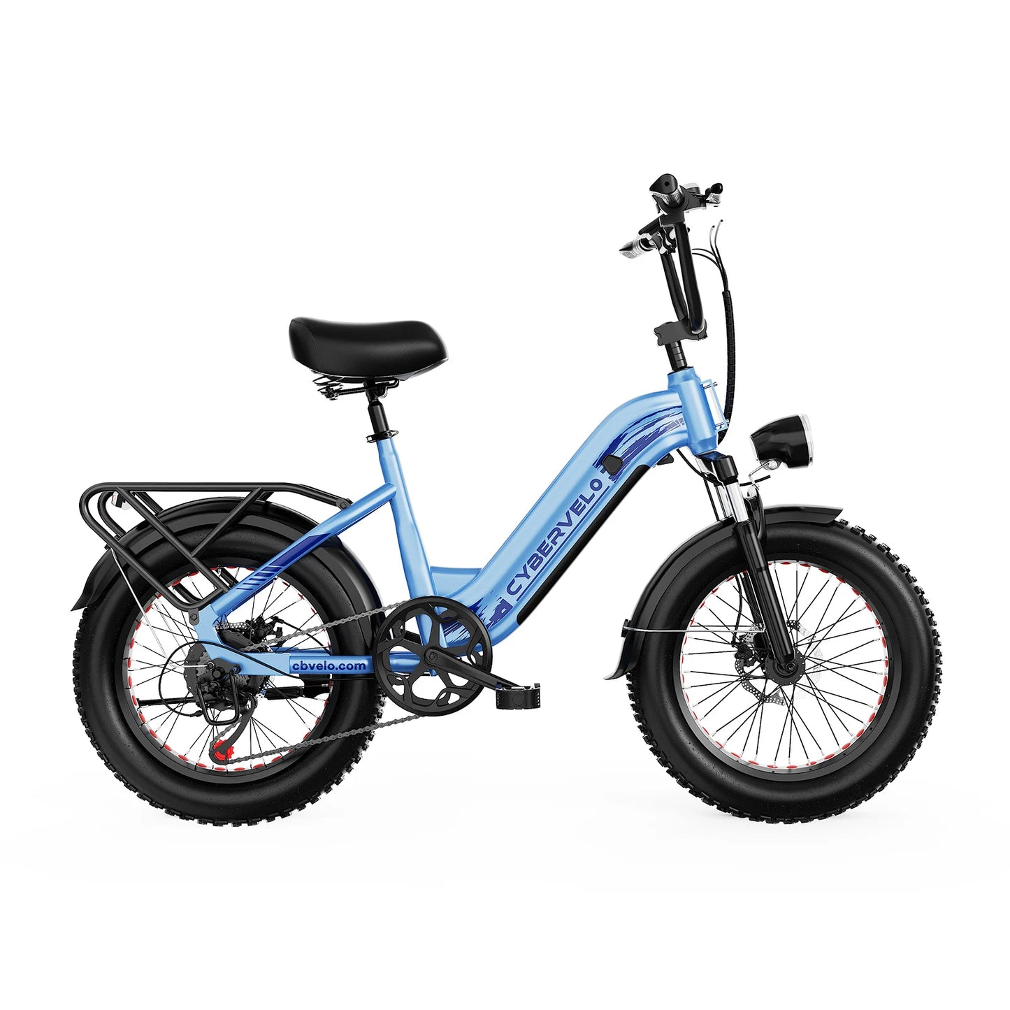 Cybervelo 20 Inch Step-Thru Commuter Electric Bike