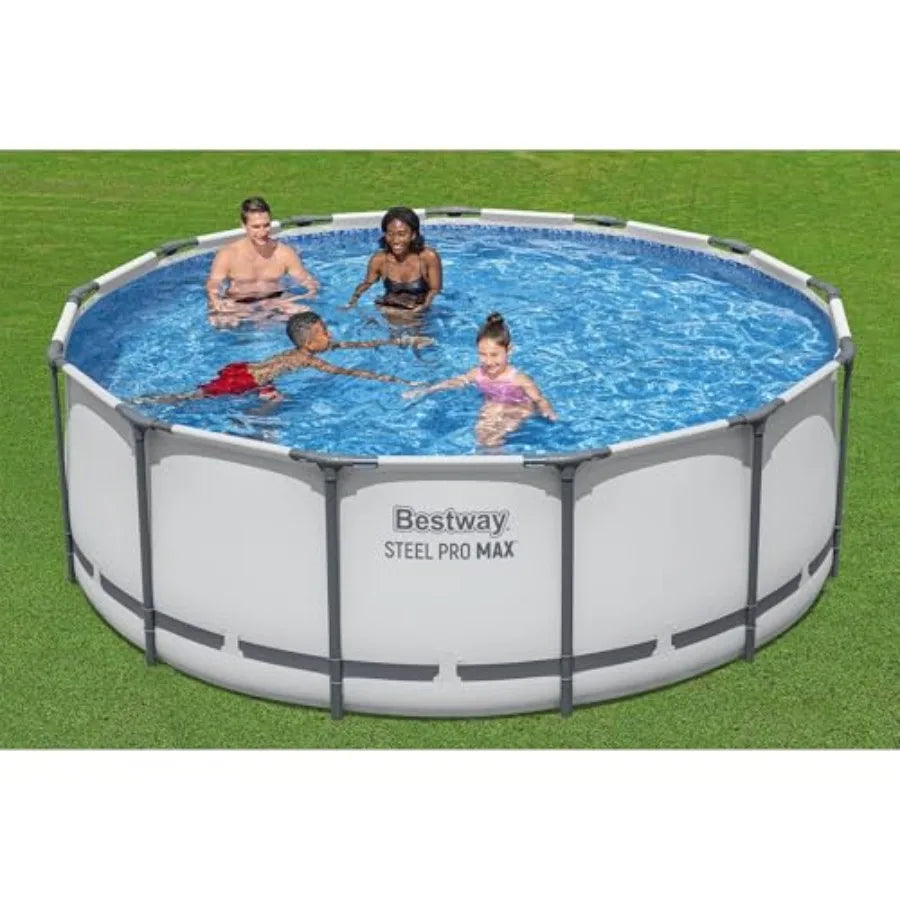 Steel Pro MAX Above Ground Pool Set With Filter Pump