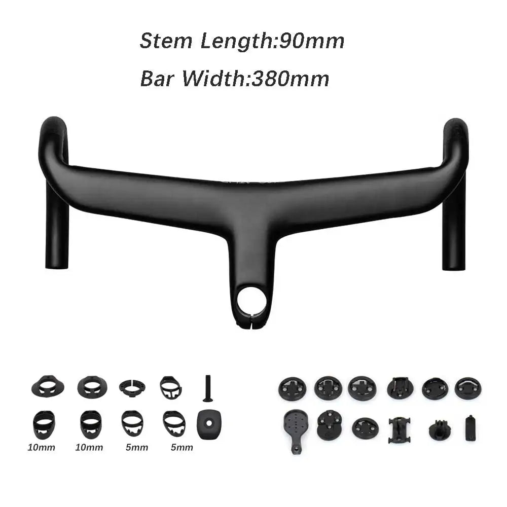 ELITA ONE Road Carbon Bent Handlebar With Internal Cable Routing