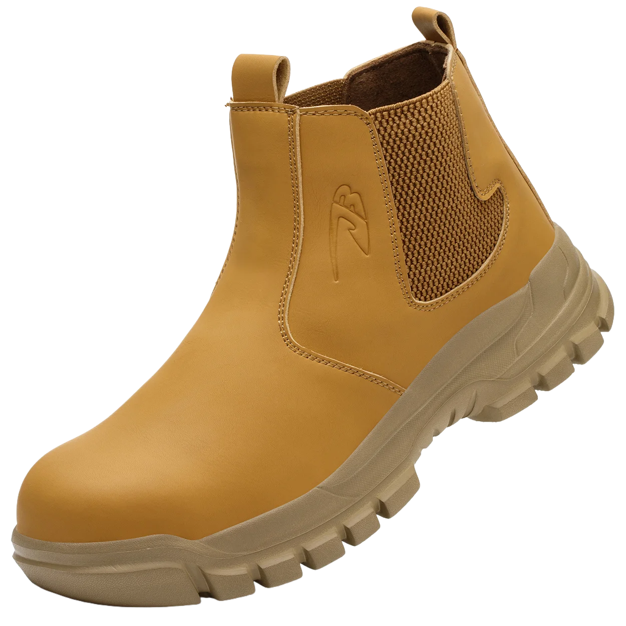 Waterproof Men's Work Safety Boots With Steel Toe Cap