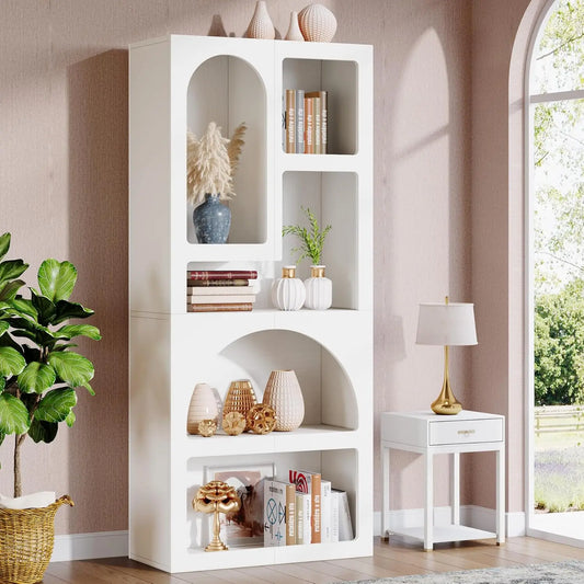 Little Tree Geometric Bookshelf Arched Free Standing