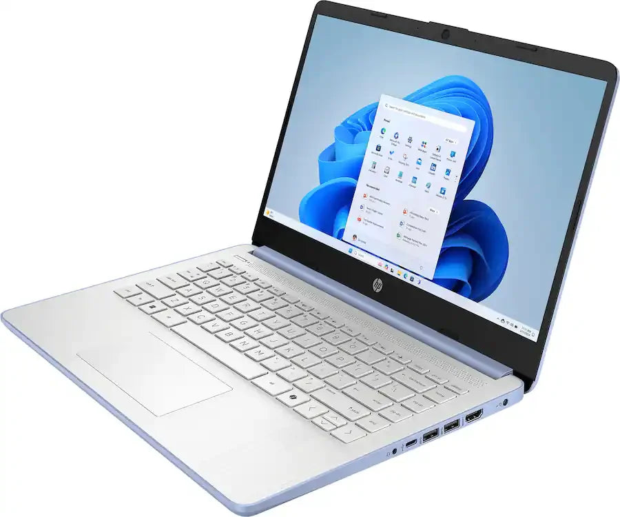 HP 14" HD LED Ultra Light Laptop with 1-Year Microsoft 365,Intel Processor N150,Up to 16GB RAM,384GB Storage (128GB UFS+256GB SD Card),Windows 11 S