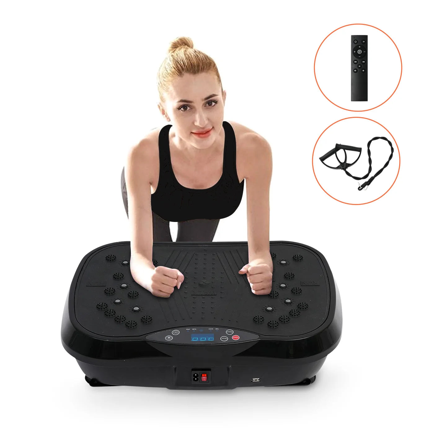 Portable Vibration Plate Exercise Machine For Home Workout