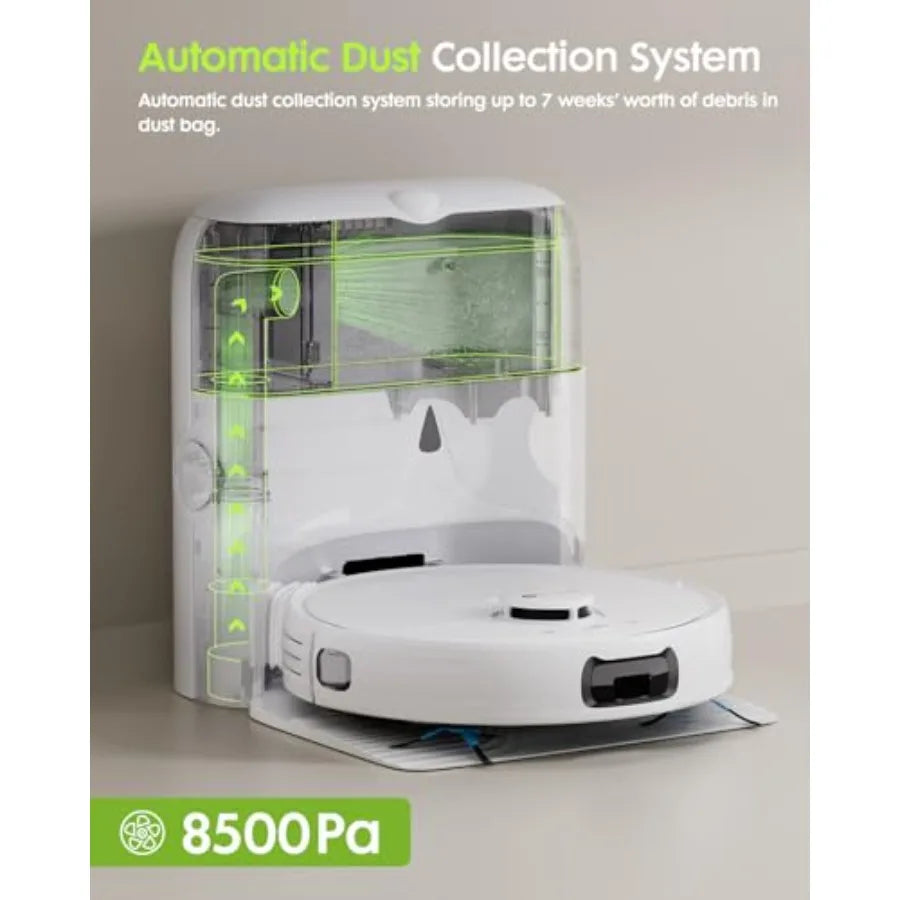 V5 Robot Vacuum And Mop Self Emptying With Laser Navigation