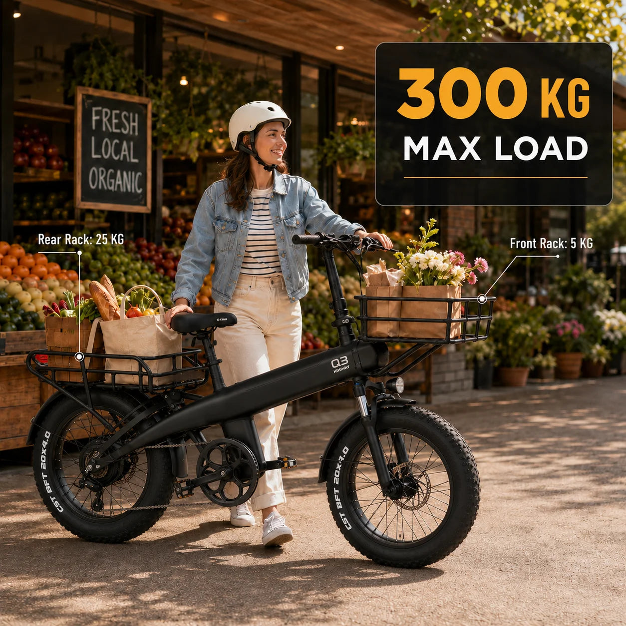Huanci Q3 2000W Aluminum Alloy Electric Mountain Bike