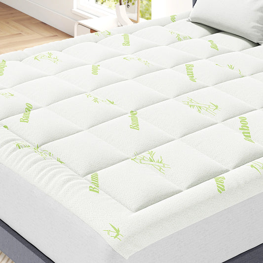 Mcq 400g Bamboo Viscose Mattress Topper With Pillow