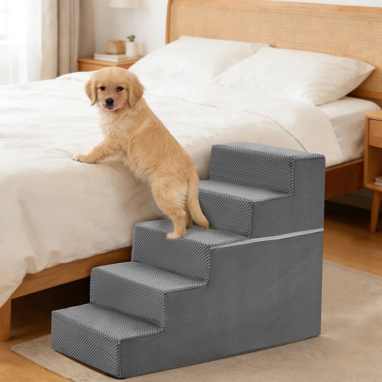 Foam Dog Stairs Ramp For Small Dogs Indoor Non Slip