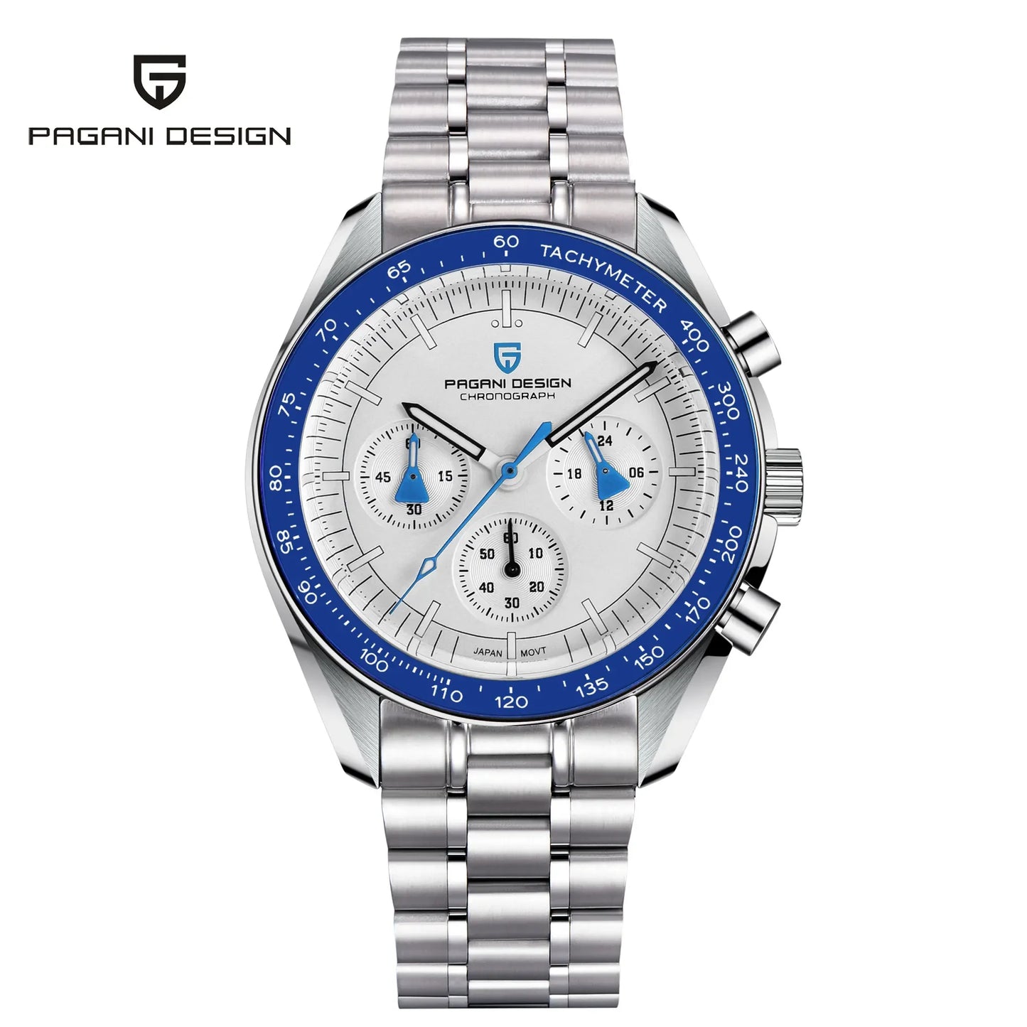 PAGANI DESIGN 2026 New Men's Watches Top Luxury Quartz Watch For Men Auto Date Speed Chronograph AR Sapphire Mirror Wrist watch