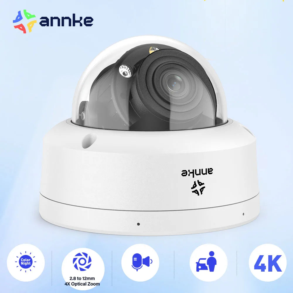 ANNKE 4K Smart Dual Light Varifocal Bullet Network Camera 8MP