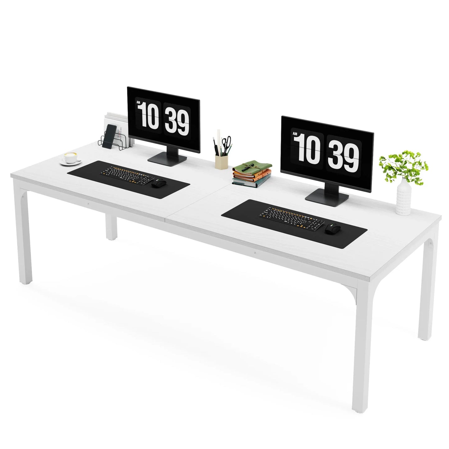 Tribesigns 79 Extra Long Double Computer Desk For Home Office