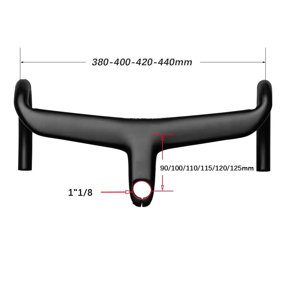 Elita One Road Carbon Handlebar With Internal Cable Routing