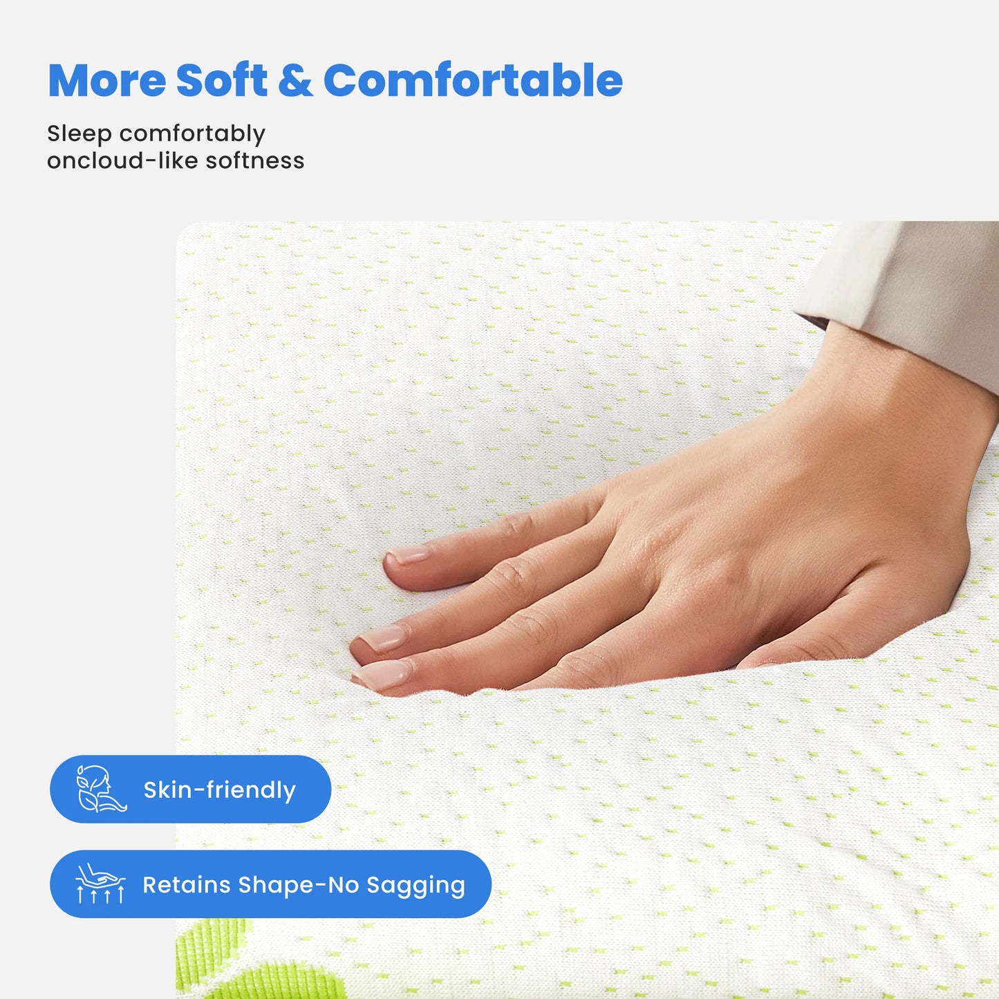 Mcq 400g Bamboo Viscose Mattress Topper With Pillow