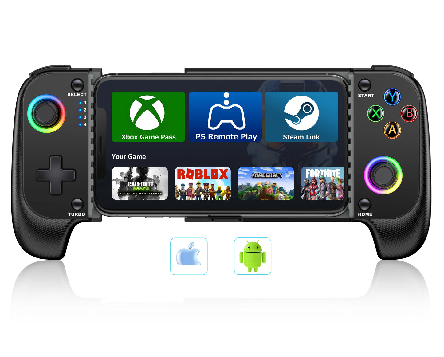 Beboncool MC100 Telescopic Wireless Bluetooth Gamepad For iOS Android Phone