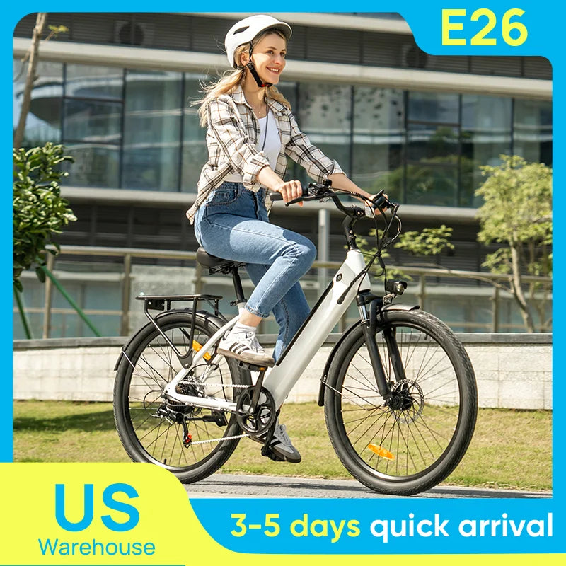 URLIFE Peak 750W E26 Electric Bike With Removable Battery