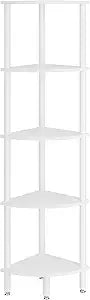 IBUYKE 5 Tier Corner Shelf Stand Industrial Display Rack