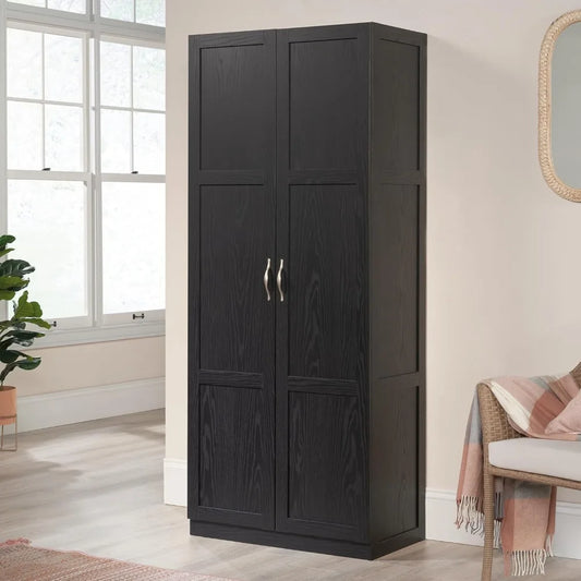 XMSJ Tall Storage Cabinet With 4 Adjustable Shelves