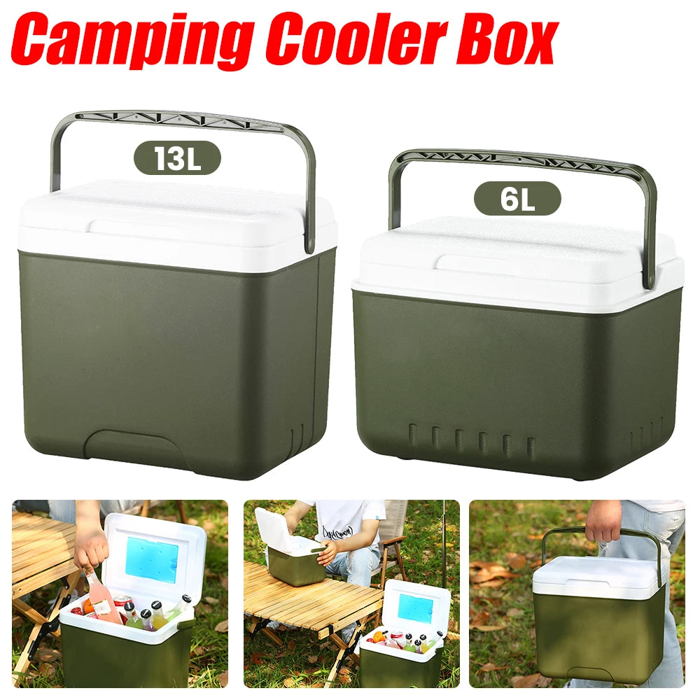 APWIKOGER Portable Camping Refrigerator Cooler Box, Large Capacity