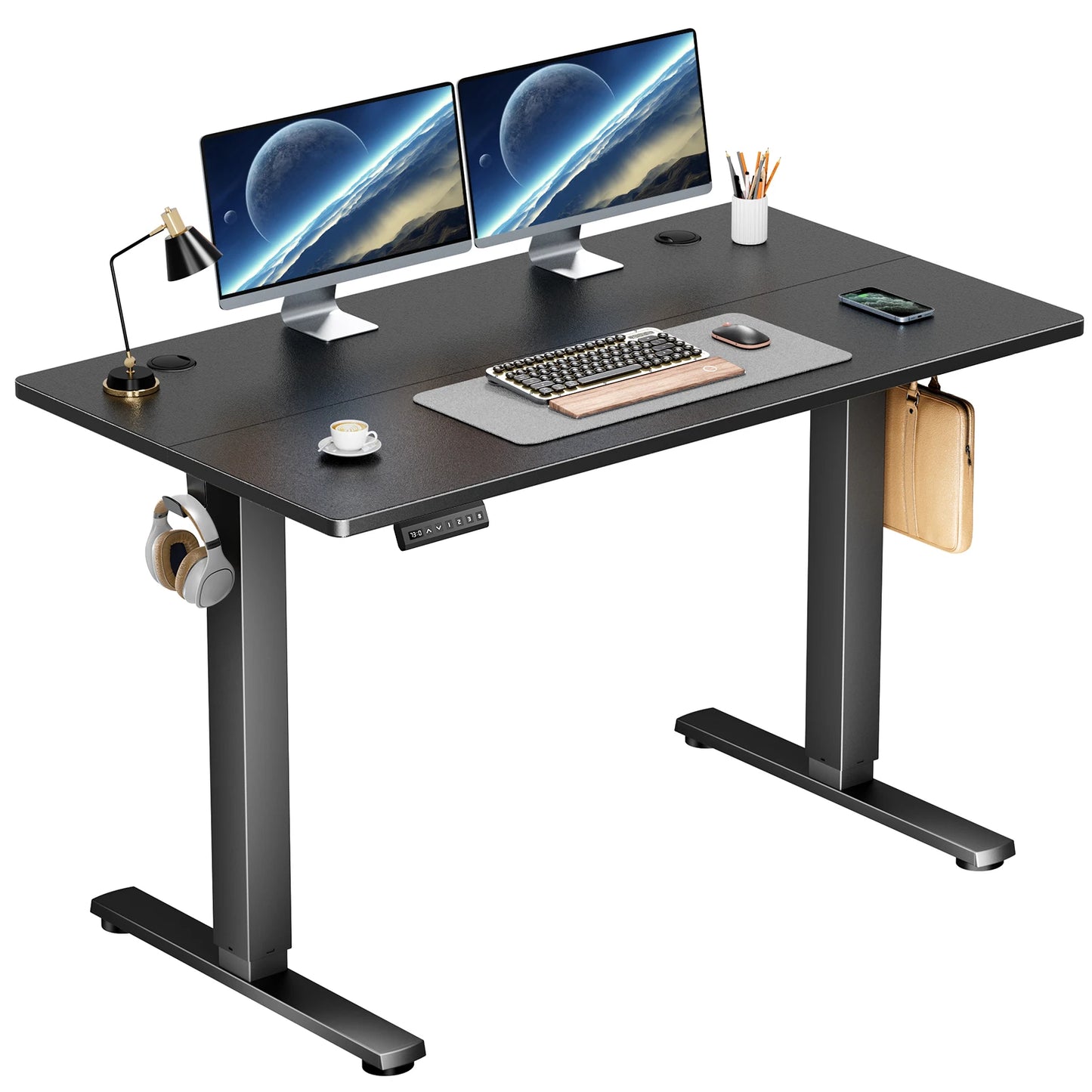 JHK Electric Height Adjustable Standing Desk Sit Stand Ergonomic Workstation