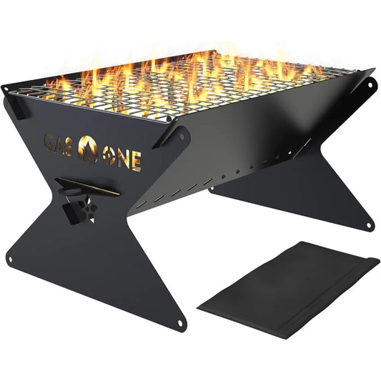 NBVCX Foldable Charcoal Grill For Camping And Backyard Patio