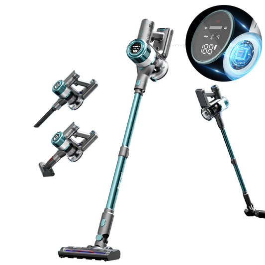 E.LUO Cordless Vacuum Cleaner 6in1 Stick With 400W Suction For Pet Hair