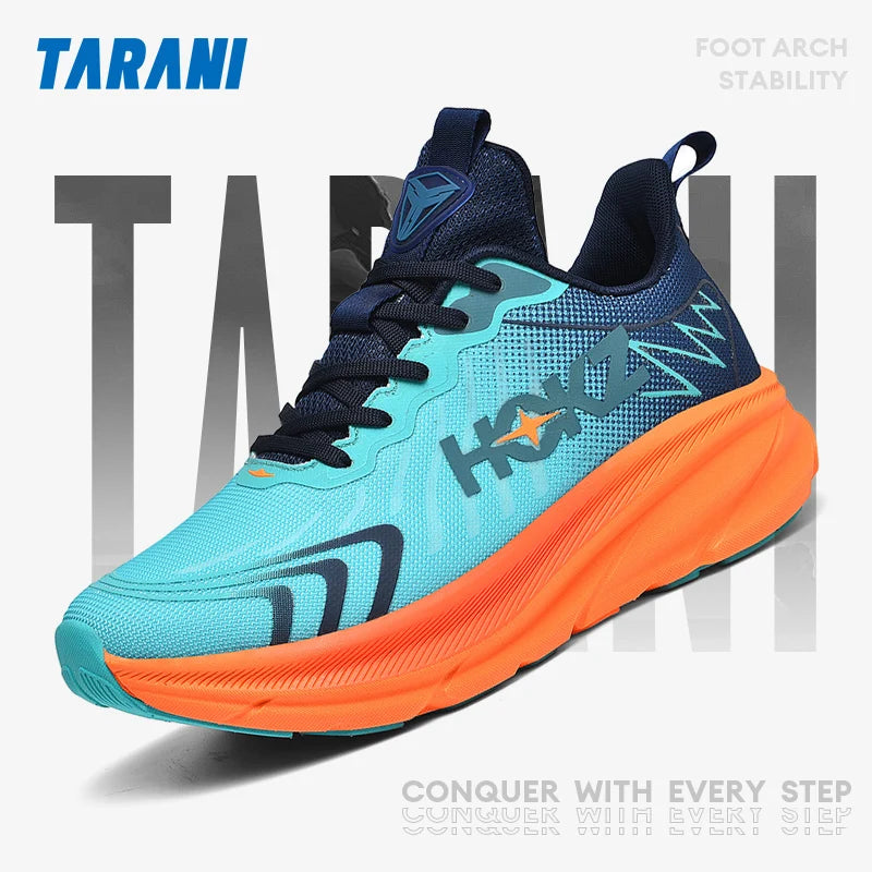 TQBQQ Cushion Running Shoes Unisex Breathable Mesh for Marathon Training