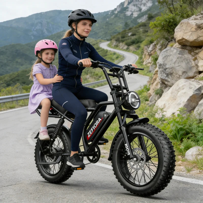 ZEFIORA UL2849 Certified Electric Bicycle V12 Brushless Motor