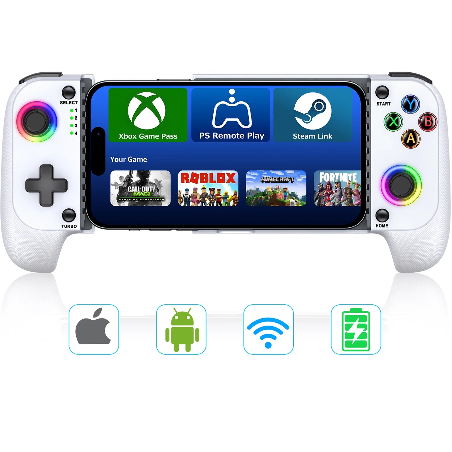 Beboncool MC100 Telescopic Wireless Bluetooth Gamepad For iOS Android Phone
