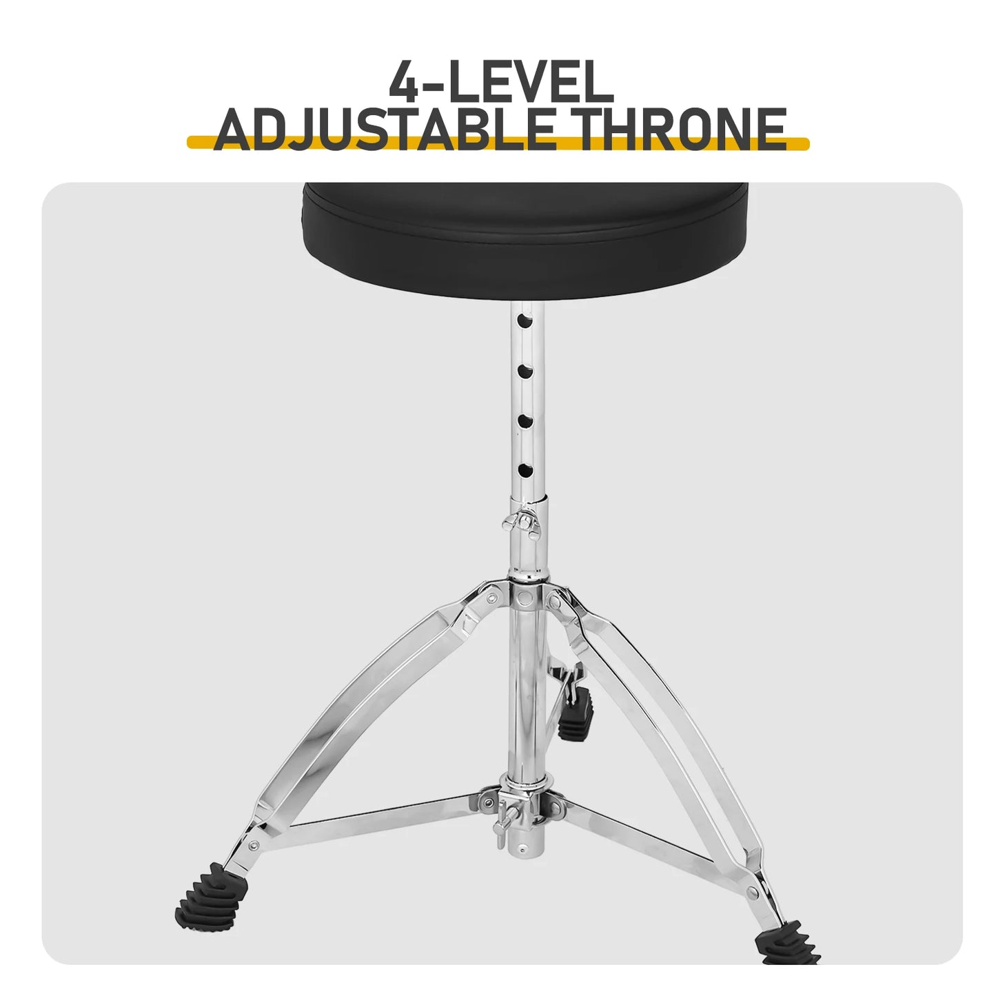 Adult 5 Piece Drum Set For Beginners And Players Ready To Play