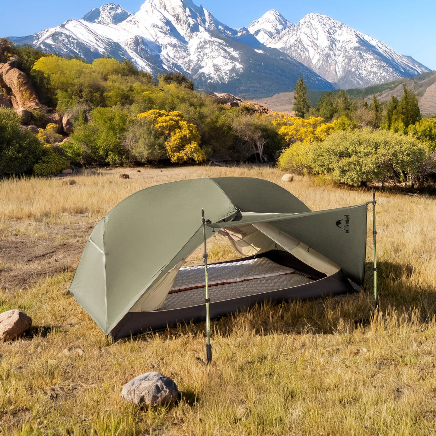 Naturehike Mongar PRO Ultralight 1/2/3 Person Tent Camping Outdoor Waterproof 20D Nylon Backpacking Travel Cycling Tent
