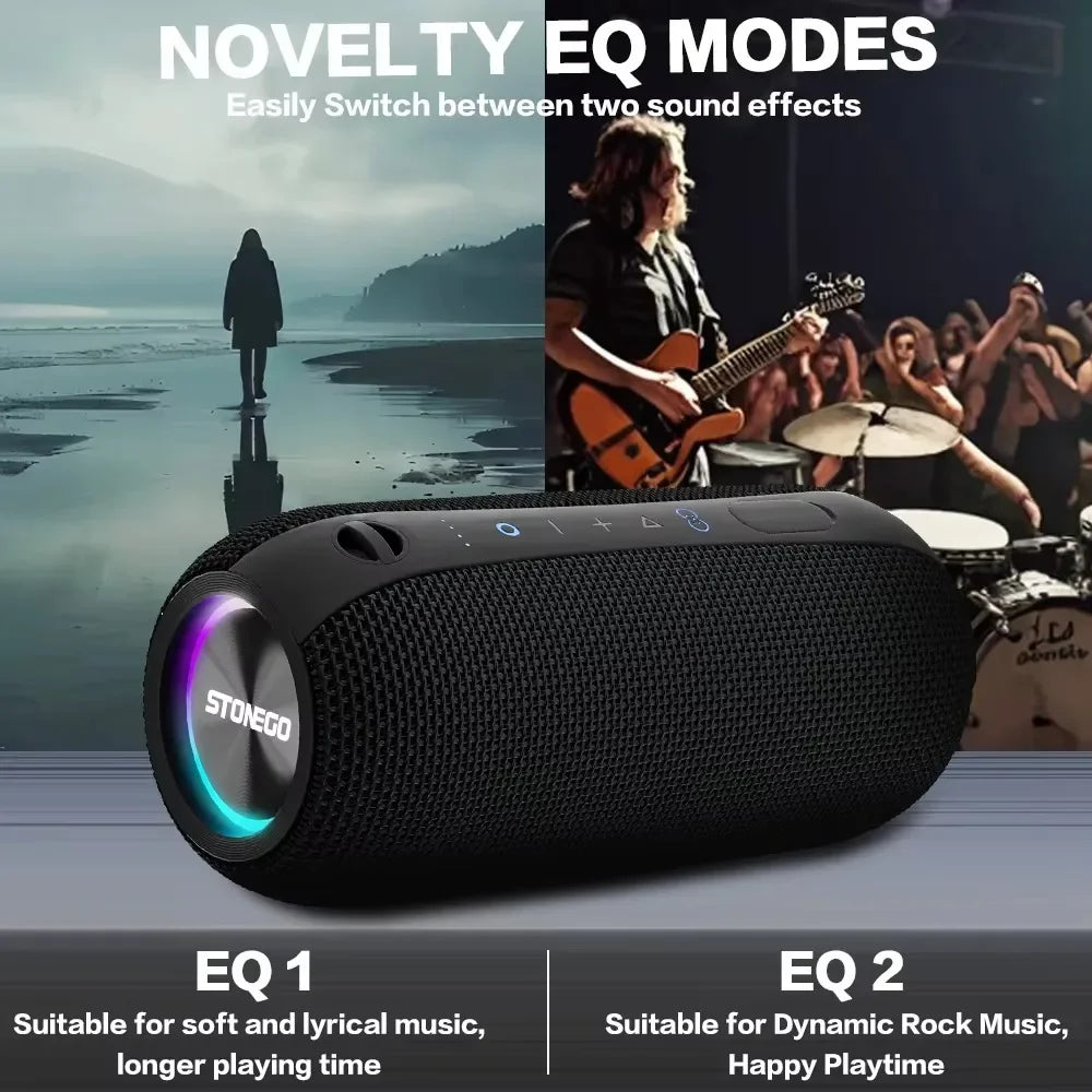 Cyberpunk Wireless Bluetooth Speakers TWS True Wireless Stereo RGB LED for Home Outdoor Party PC Gaming Desk Decor Portable Audio System with Rich Bass Clear Sound Multi Device Compatibility USB TF Card Playback