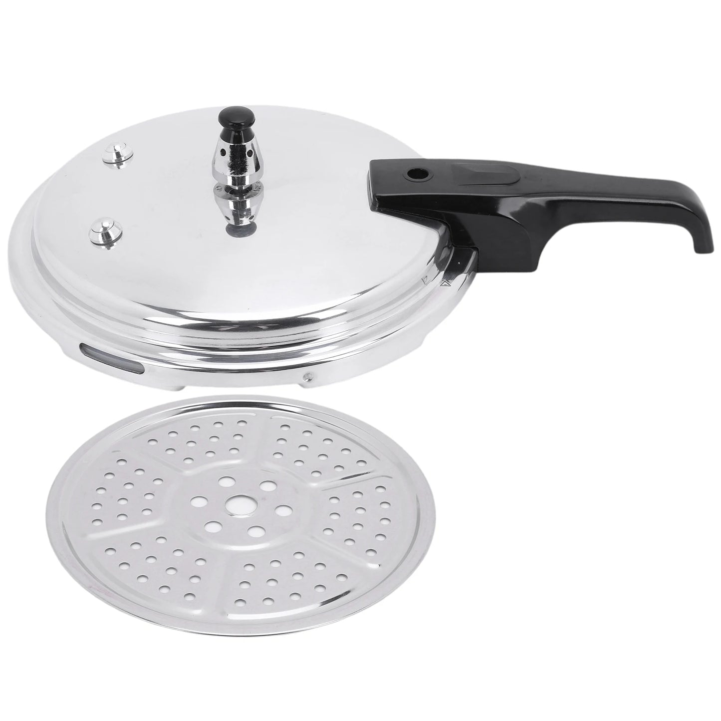 Shunmaii Aluminum Pressure Cooker With Steaming Plate Induction Compatible