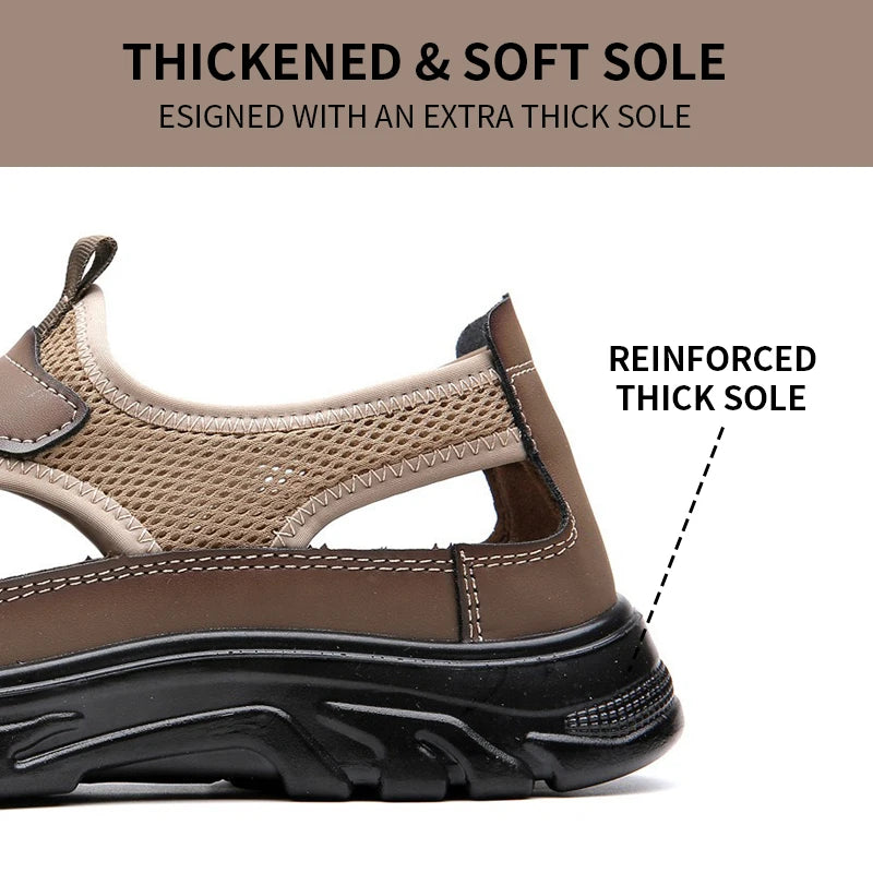 Men's Breathable Mesh Sandals Outdoor Lightweight Beach Shoes