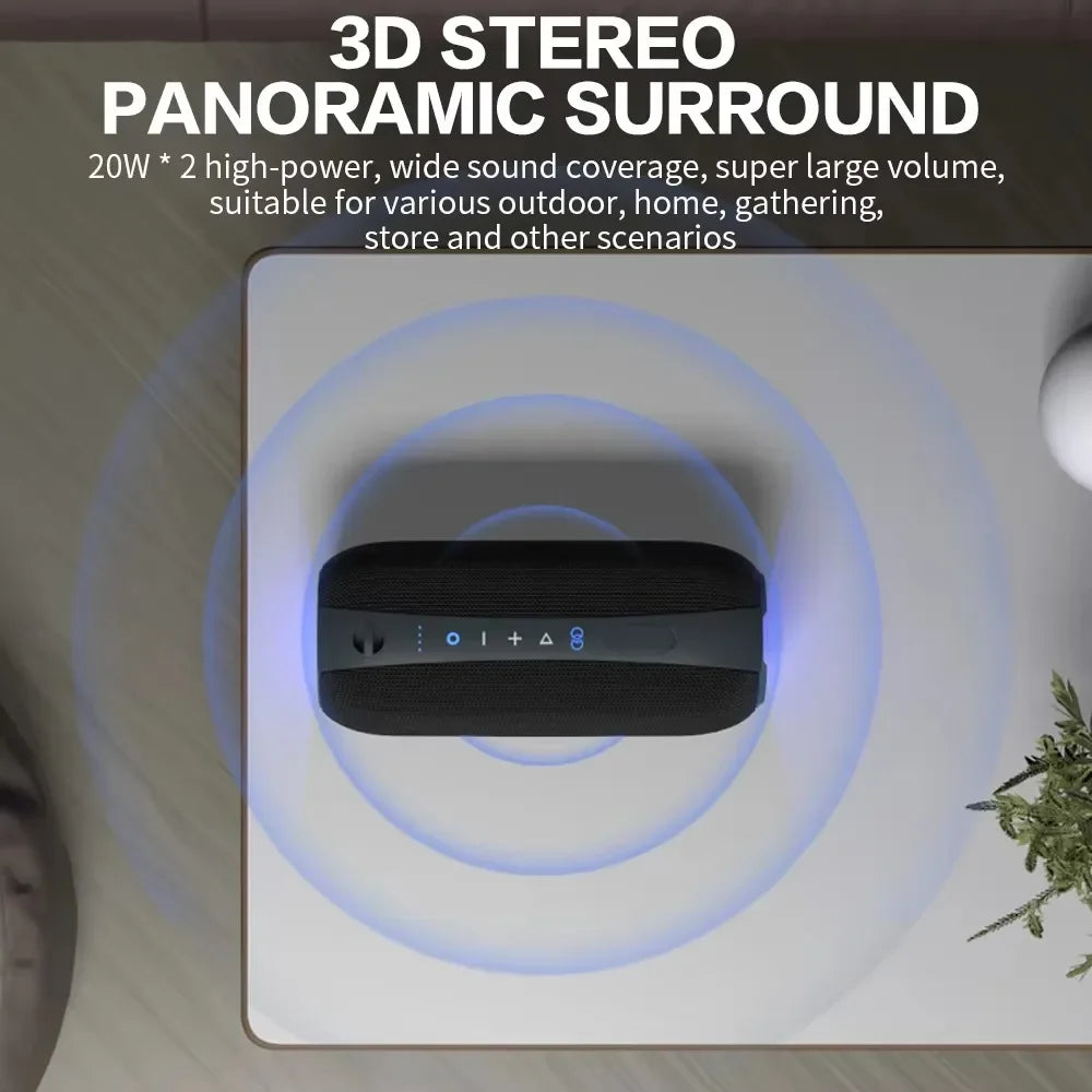 Cyberpunk Wireless Bluetooth Speakers TWS True Wireless Stereo RGB LED for Home Outdoor Party PC Gaming Desk Decor Portable Audio System with Rich Bass Clear Sound Multi Device Compatibility USB TF Card Playback