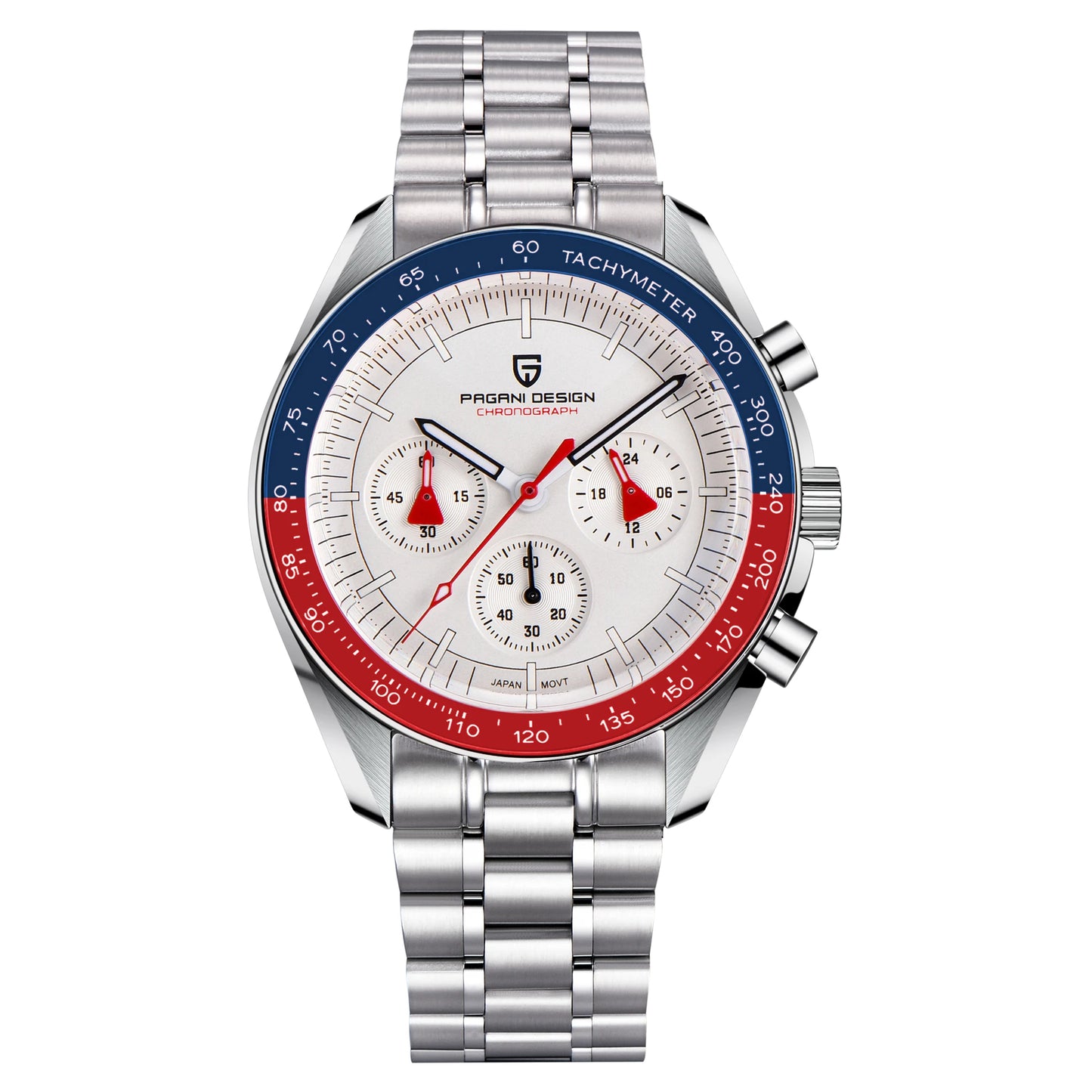 PAGANI DESIGN Moon Mens Watches 2025 Top Brand Luxury Quartz Watch For Men Chronograph Luminous Sapphire Mirror Waterproof Clock