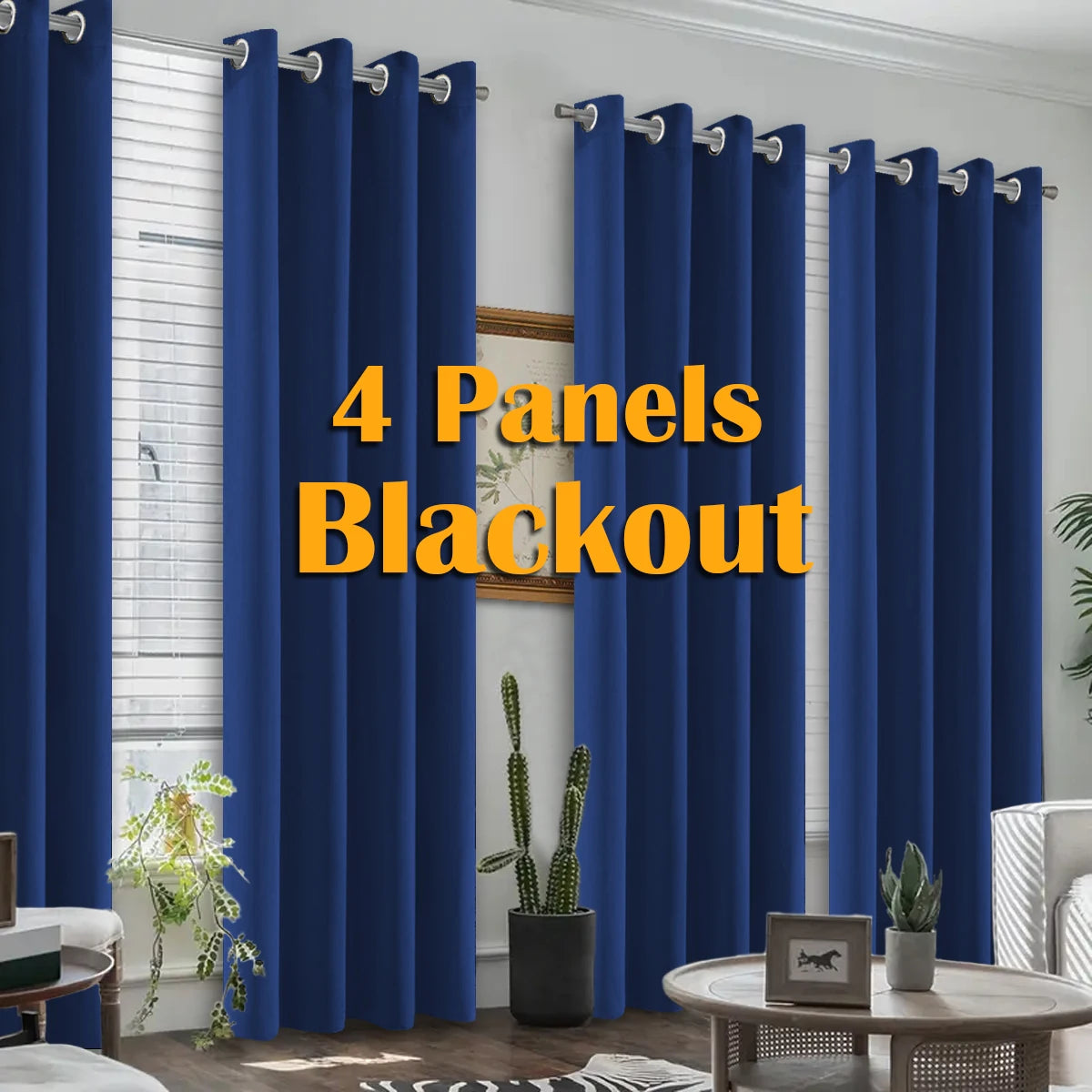 Thermal Grommet Window Curtains For Bedroom And Living Room