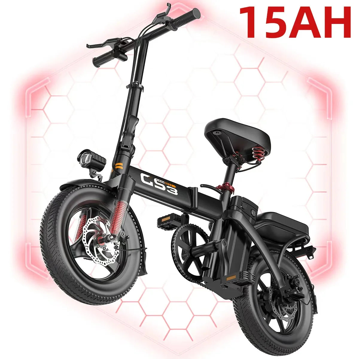 UPlee 500W Electric Bike With 48V 15Ah Battery Long Range