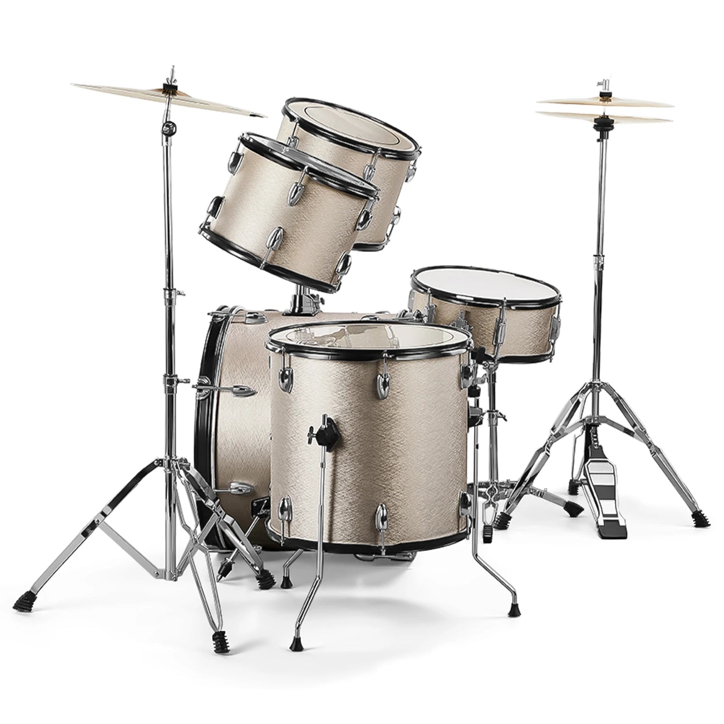 Adult 5 Piece Drum Set For Beginners And Players Ready To Play