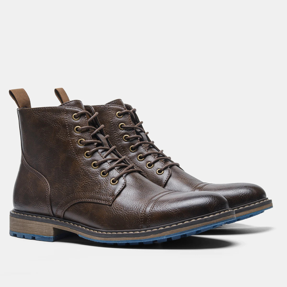 Hecrafted Mens Ankle Boots Comfortable Fashion Footwear
