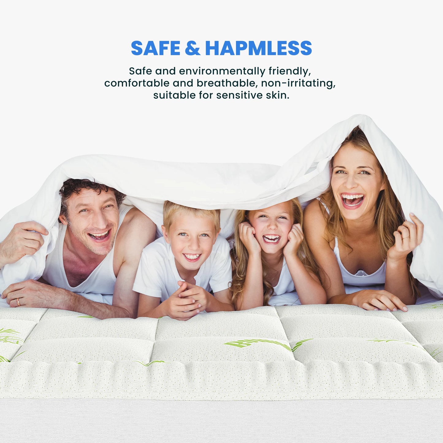 Mcq 400g Bamboo Viscose Mattress Topper With Pillow