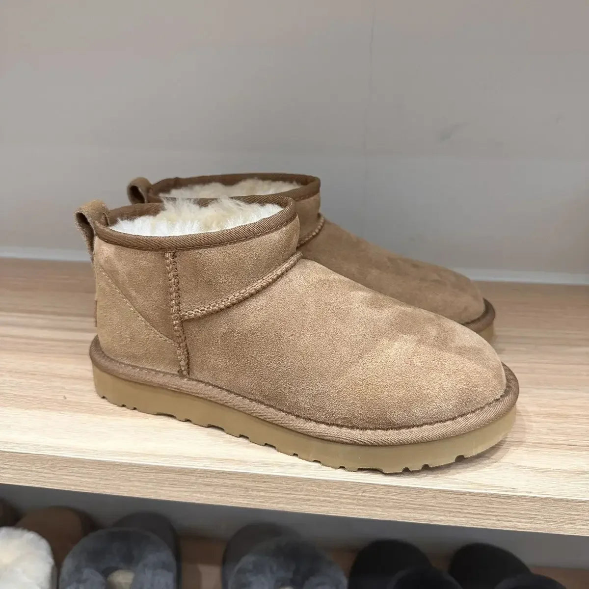 Tasman Winter Fur Snow Boots Women Ankle Boots Designer
