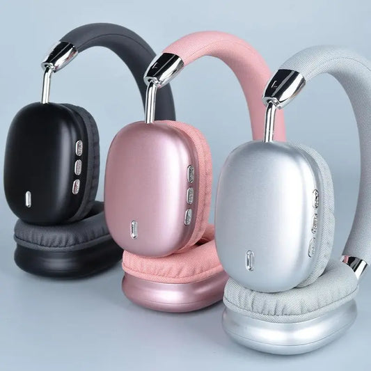 Wireless Bluetooth Headphones Foldable Deep Bass With Active Noise Cancellation