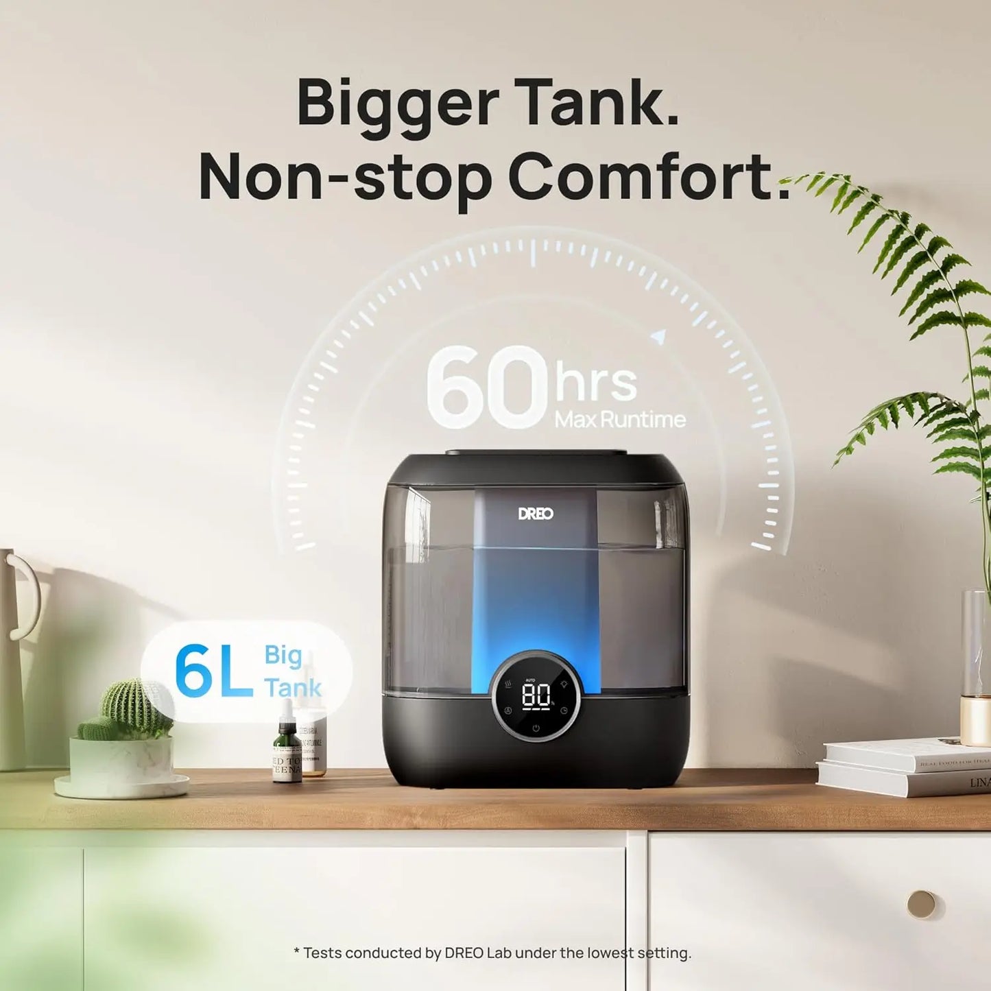 Smart Humidifier For Bedroom And Large Room Quiet Ultrasonic Night Light