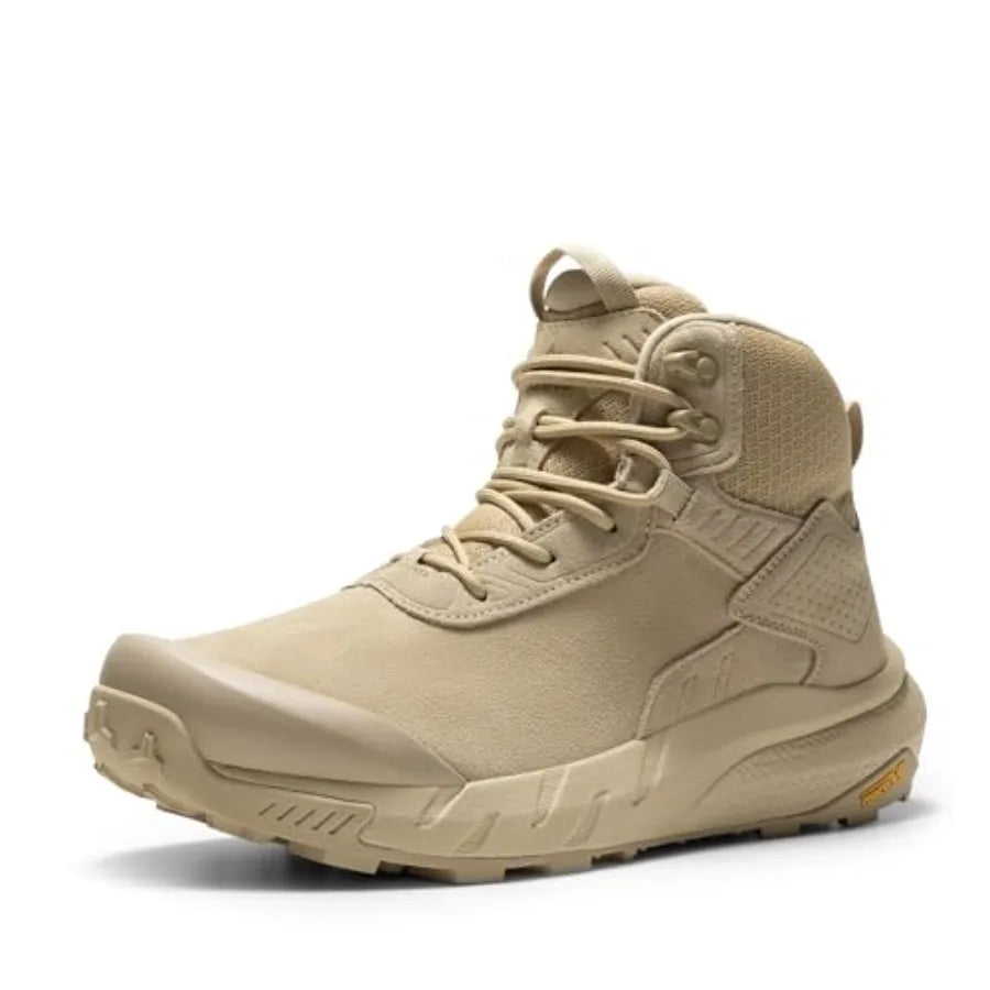 NORTIV 8 Waterproof Leather Military Tactical Work Boots For Men