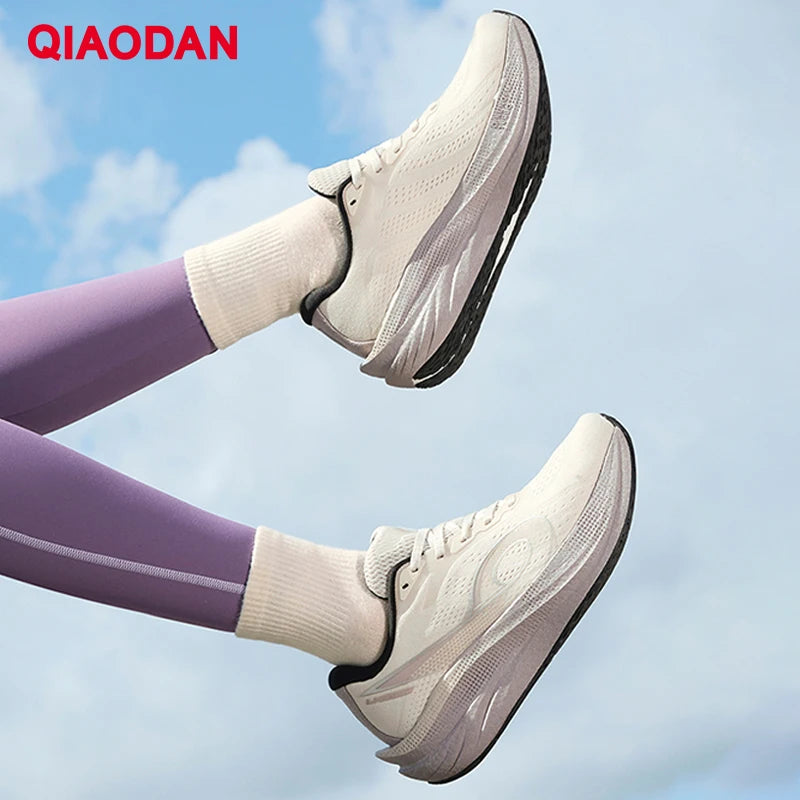 QIAODAN LH600 Womens Shock Absorbing Running Shoes With Soft Sole