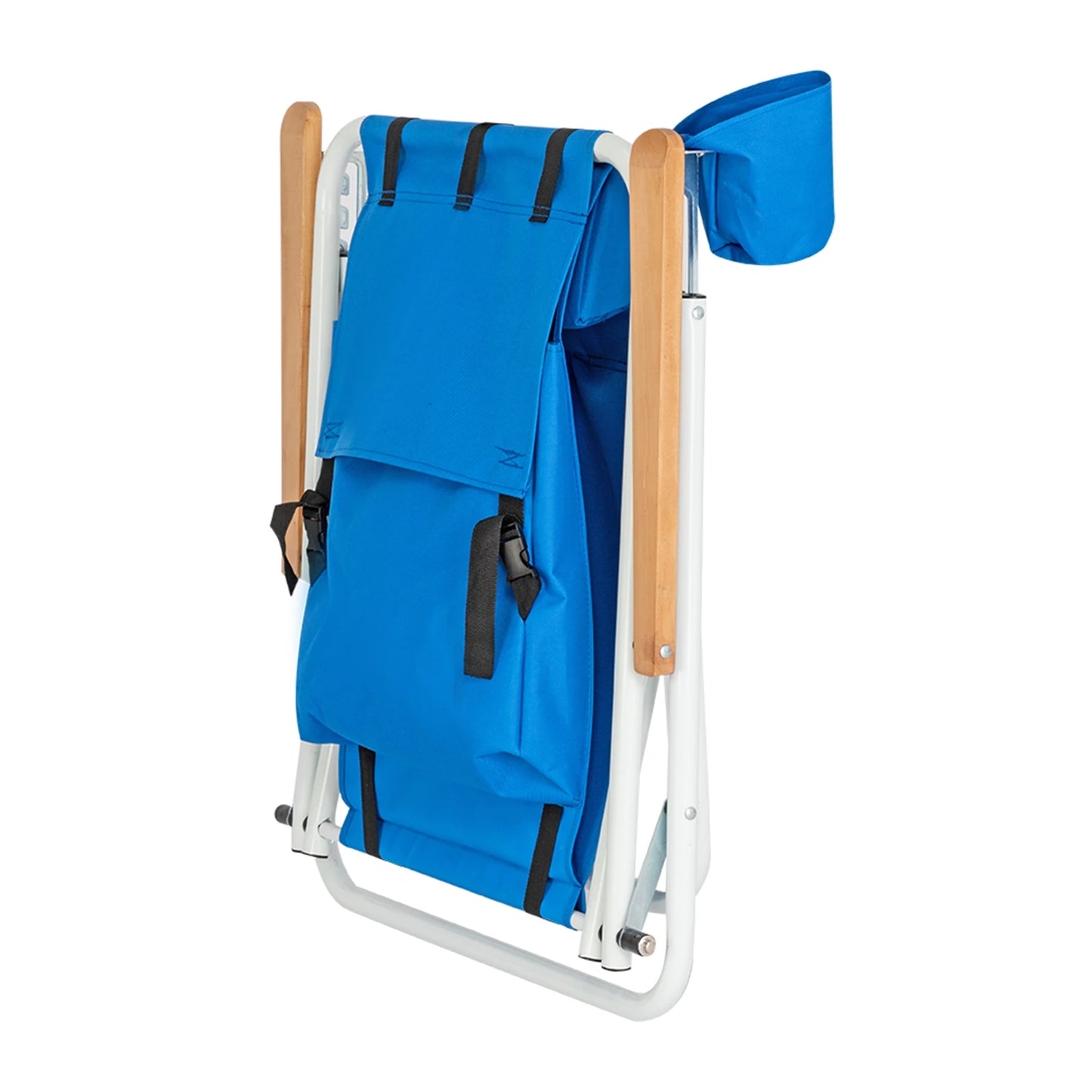 Portable Beach Chair With Adjustable Headrest Foldable Outdoor Camping