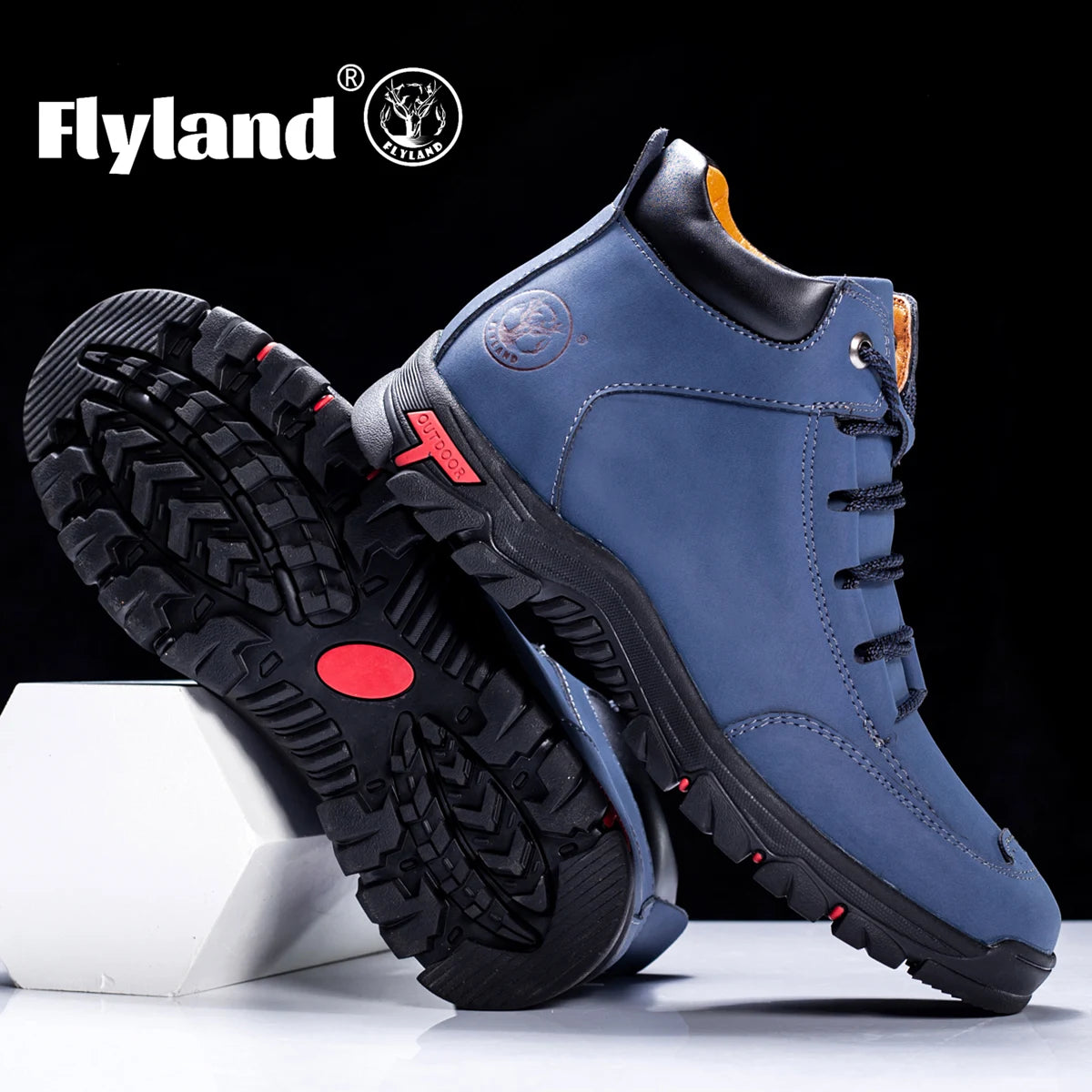 Men's Vintage Chukka Boots Top Layer Cowhide Leather Casual Shoes