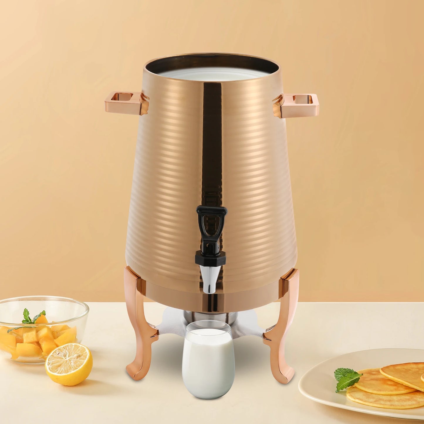 13L Stainless Steel Beverage Dispenser With Stand For Hotels And Restaurants