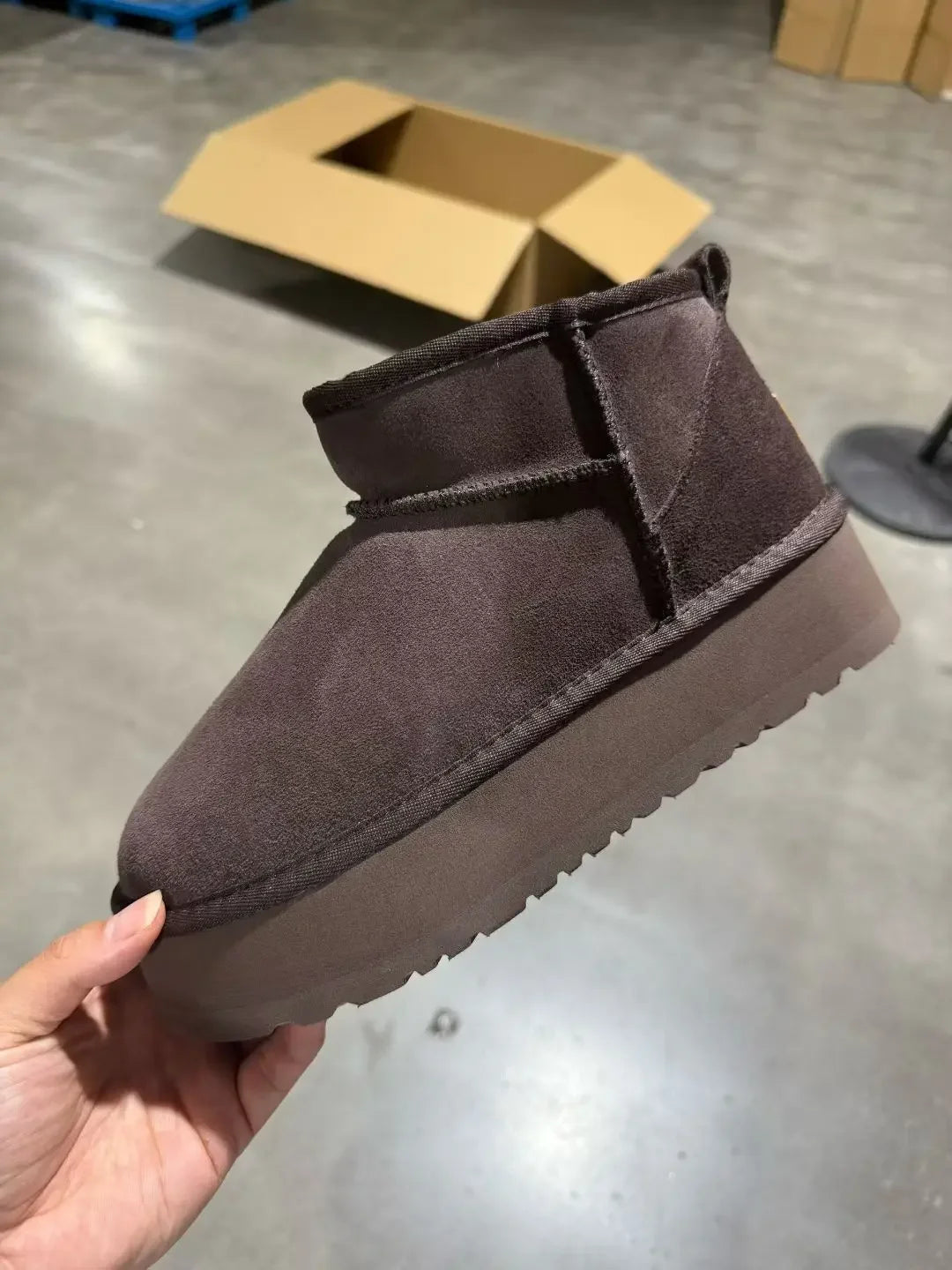 Tasman Winter Fur Snow Boots Women Ankle Boots Designer