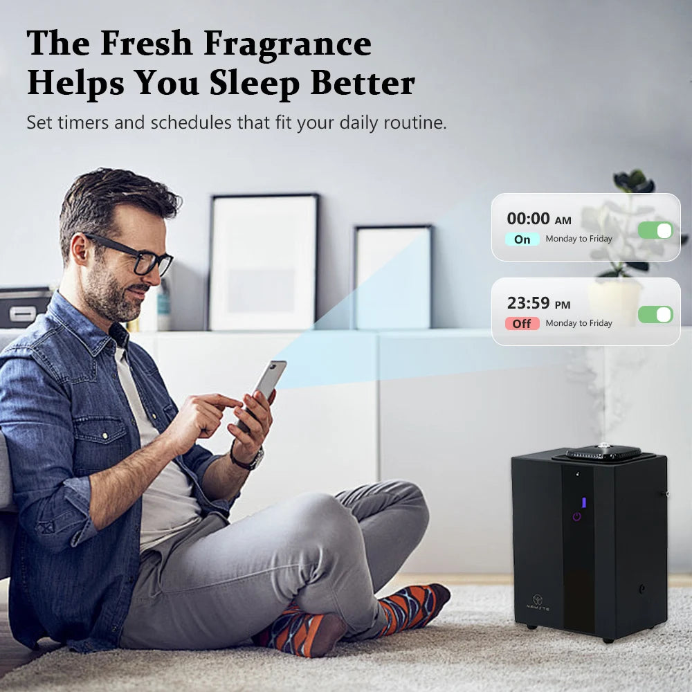 Namste Smart App Control Waterless Aroma Diffuser for HVAC System